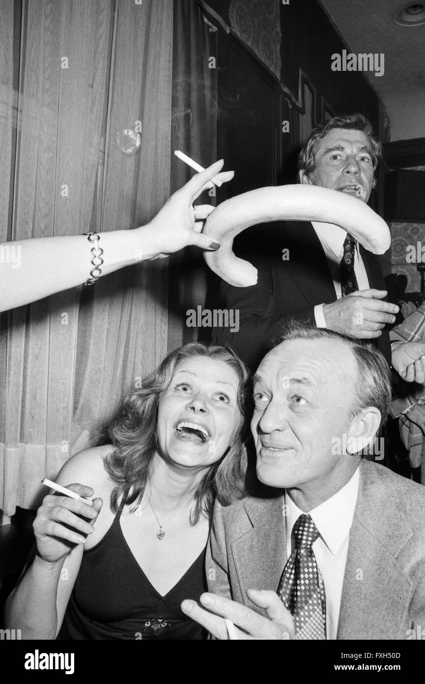 Der Deutsche Schauspieler Hannes Messemer, 1970er Jahre Deutschland