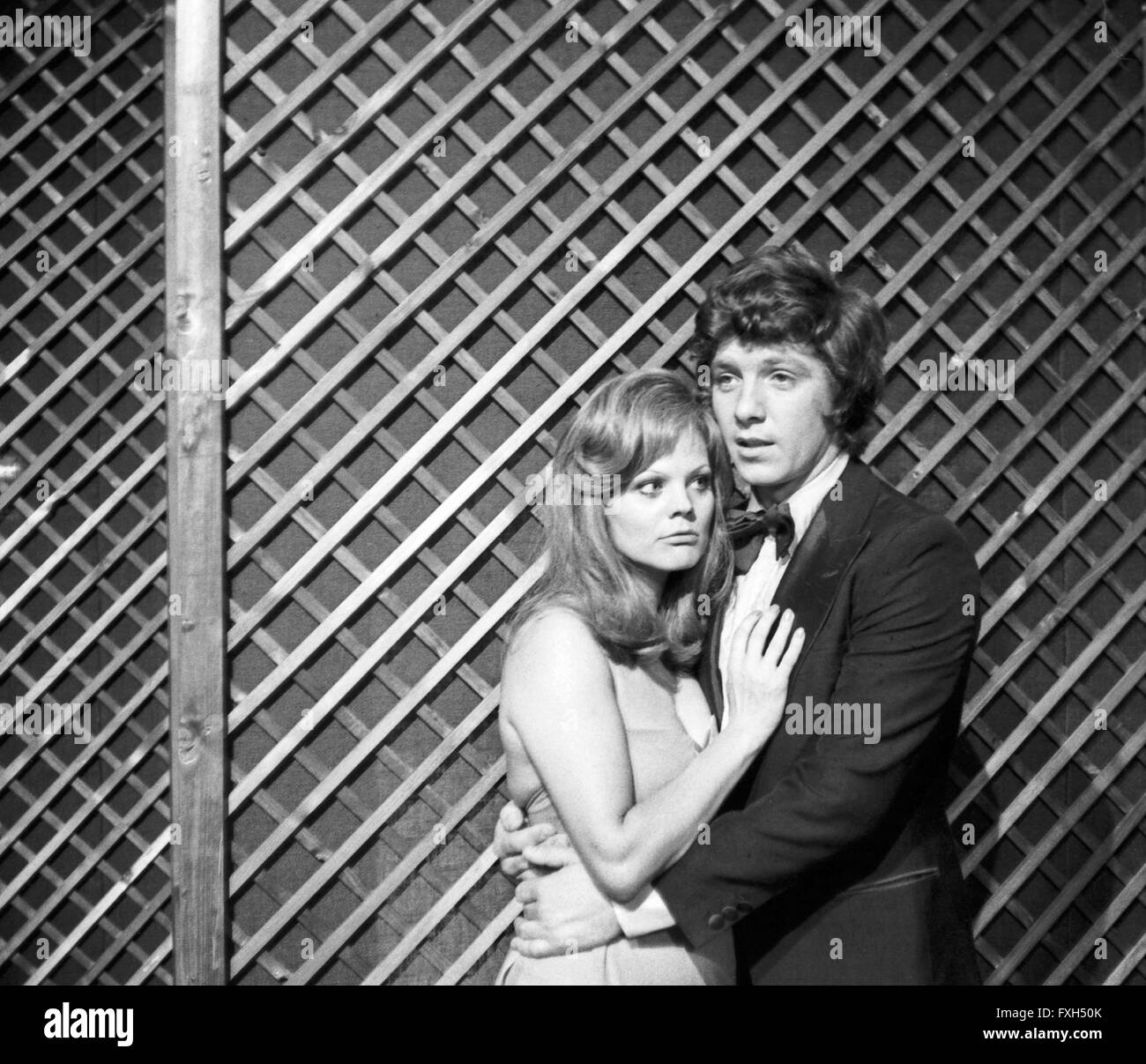 Michael Schanze Und Christiane Rücker Bei Einer Fernsehproduktion Im ...