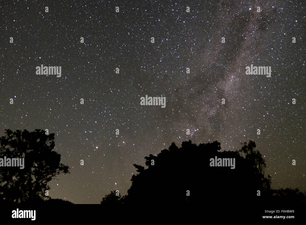 Nachthimmel in der Nähe von Brisbane Stockfoto