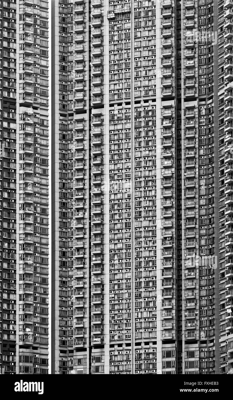 Hong Kong-Hochhaus Stockfoto