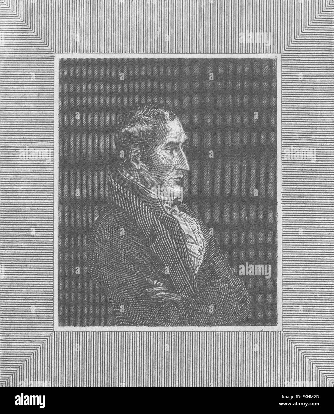 Schurken: John Bellin Gham, antiken print c1780 Stockfoto