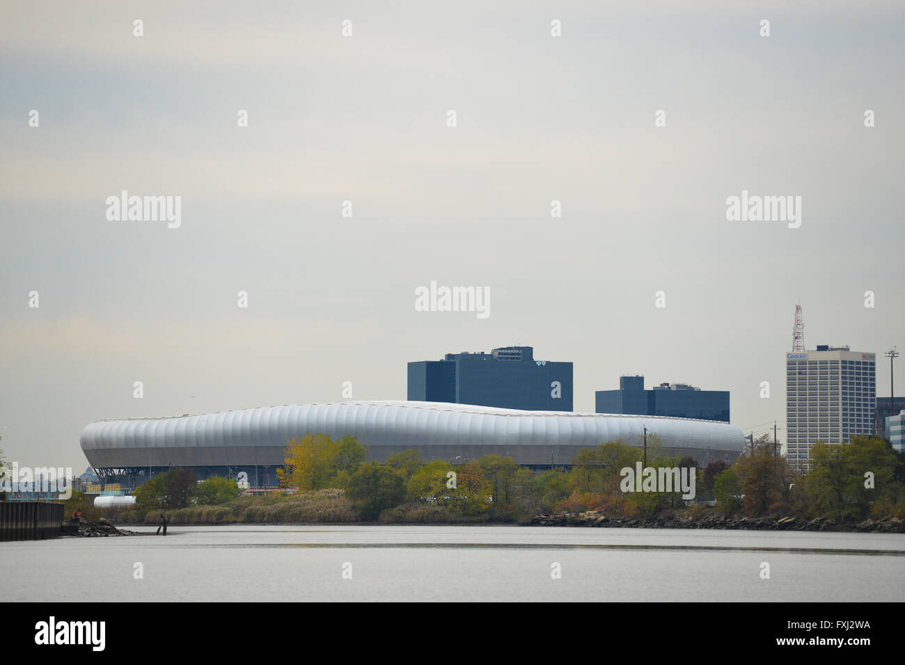 Red Bull Arena ist ein Fußballstadion in Harrison, New Jersey, das ist die Heimat der New York Red Bulls der Major League Soccer. Stockfoto