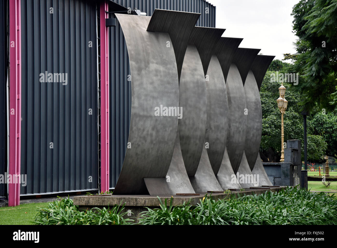 "Geschrei ein la Fraternidad" von Luis Arata, 1976 Stockfoto