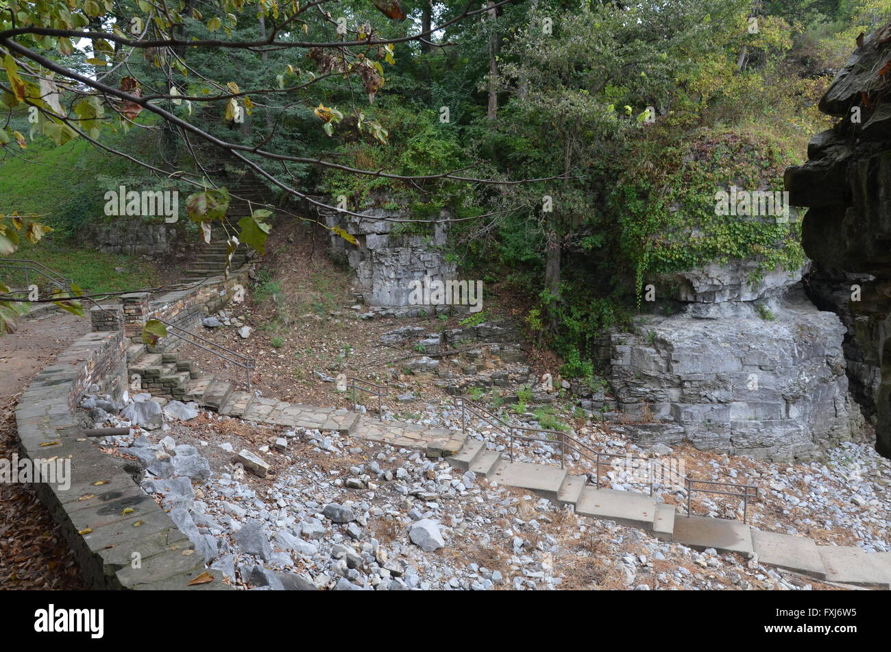 Cave-in-Rock State Park, Cave-in-Rock Illinois, USA Stockfoto