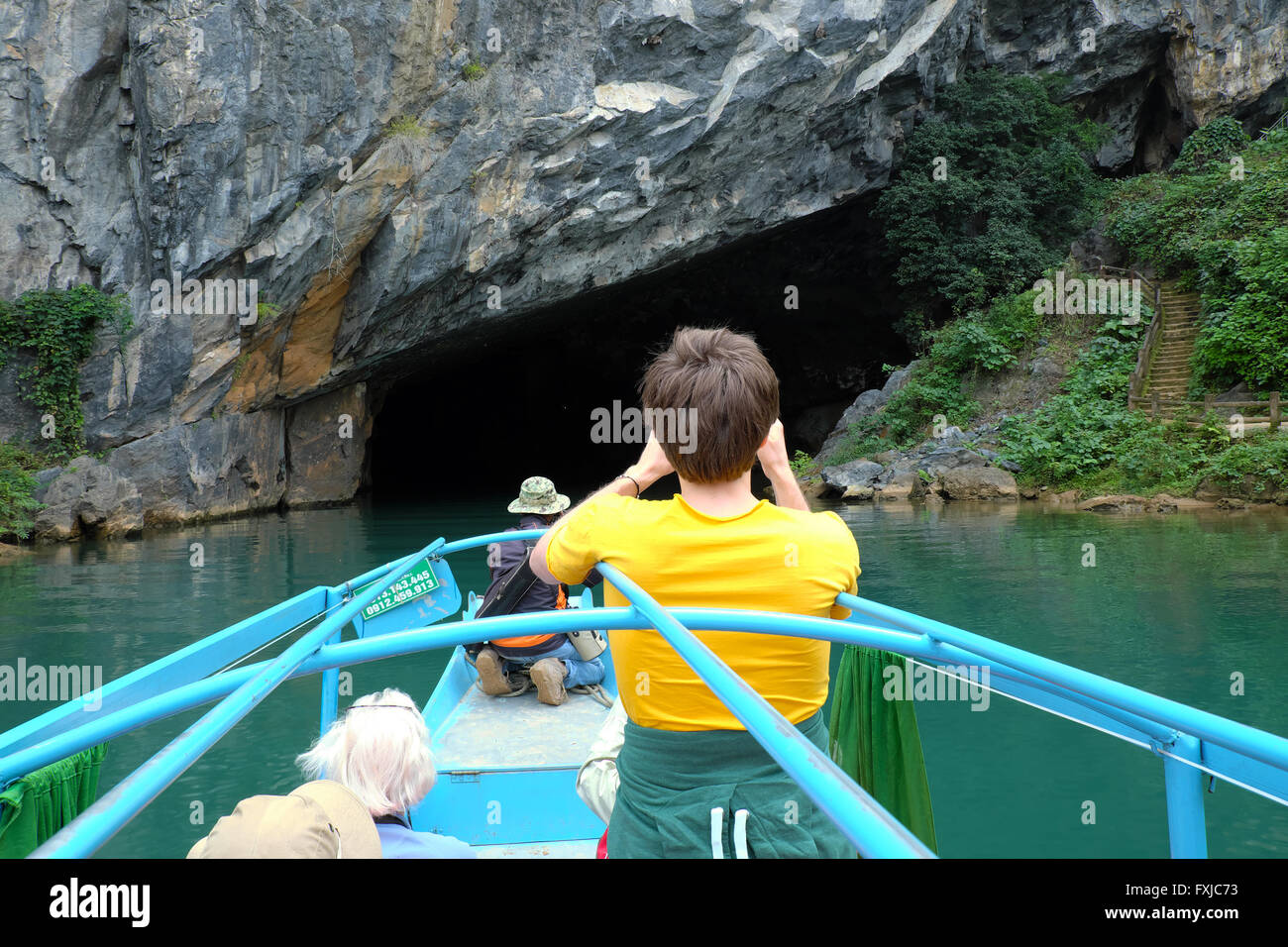 QUANG BINH, VIET NAM - FEB 22: Phong Nha, Ke Bang Höhle, eine erstaunliche, wunderbare Höhle bei Bo Trach, Vietnam, ist Welterbe von V Stockfoto