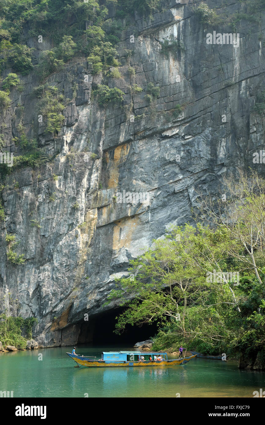 Phong Nha, Ke Bang Höhle, eine erstaunliche, wunderbare Höhle bei Bo Trach, Vietnam, ist Welterbe von Viet Nam, Reisenden Besuch von bo Stockfoto