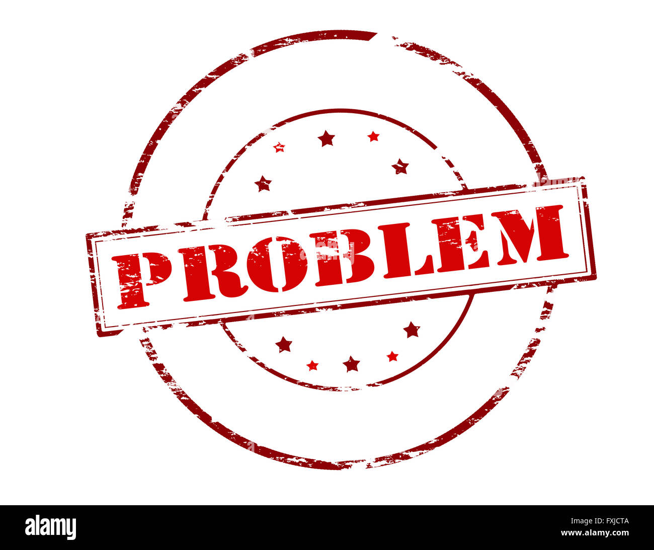 Stempel mit Textaufgabe innen, Vektor-illustration Stockfoto