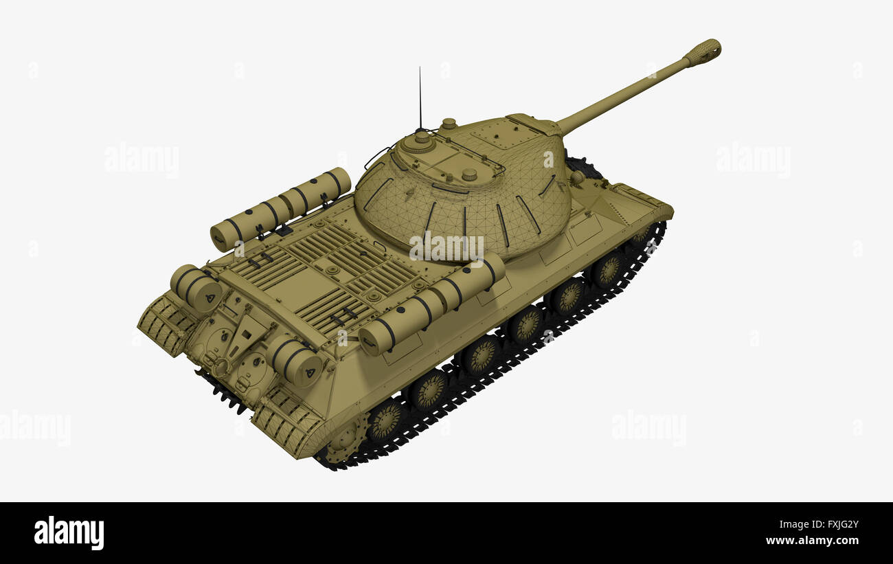 Panzer 3D Stockfoto