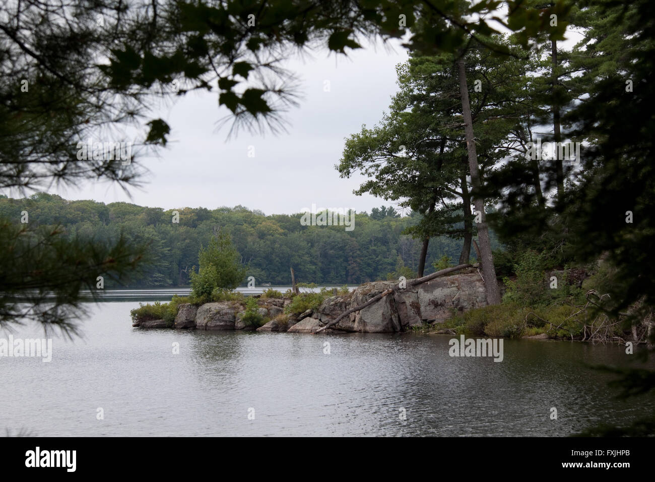 Hardy Lake Muskoka Stockfoto