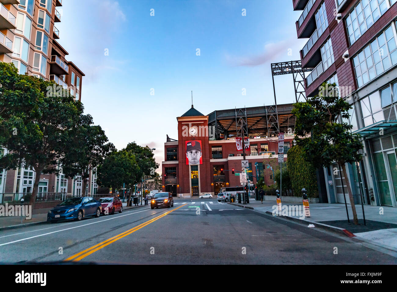 AT&T Park in San Francisco Kalifornien Heimat der Riesen-Baseball-Team Stockfoto