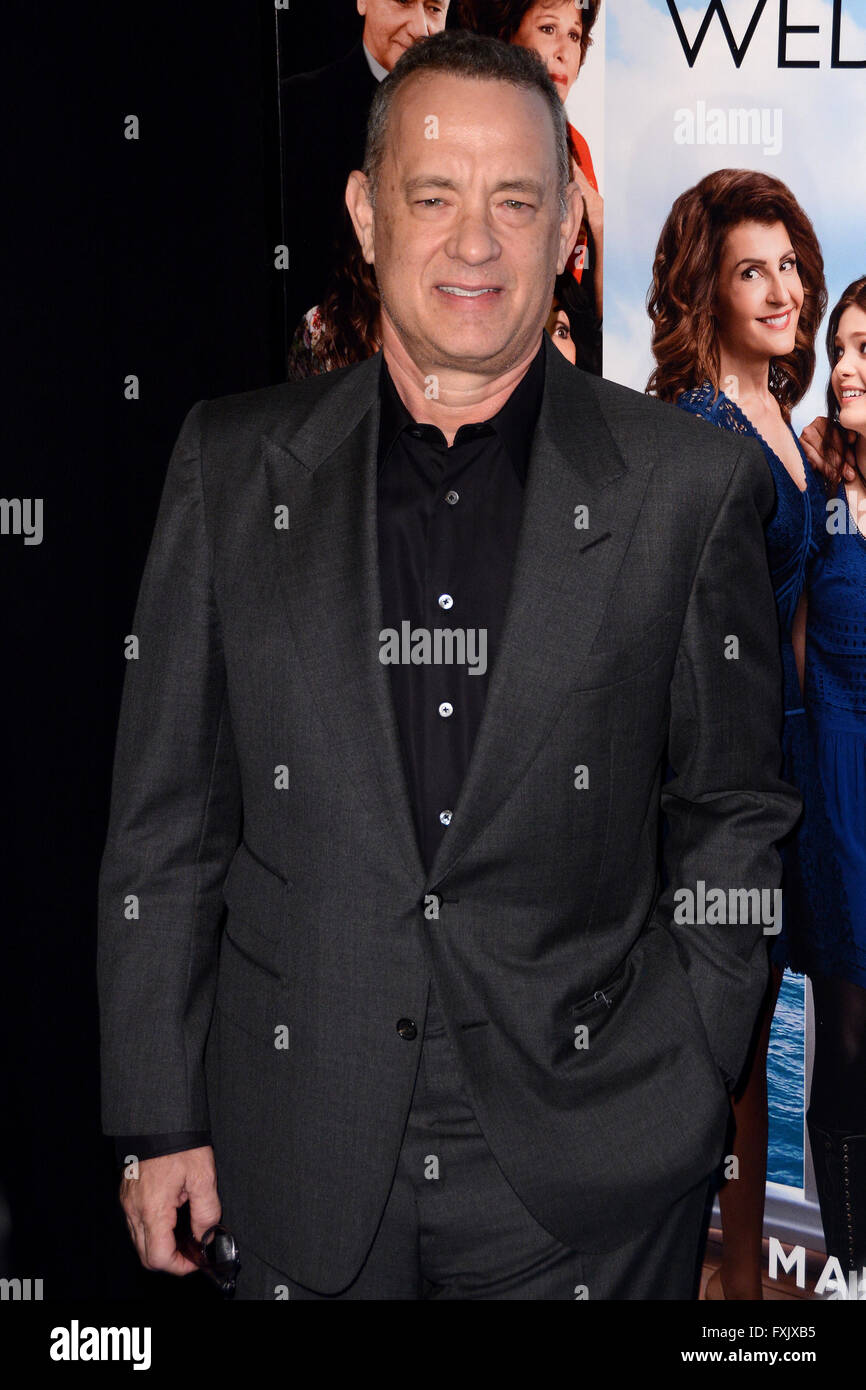New York-Premiere "My Big Fat griechischen Hochzeit 2" bei AMC Loews Lincoln Square 13 Theater - Ankünfte mit: Tom Hanks wo: New York, Vereinigte Staaten von Amerika bei: 15. März 2016 Stockfoto