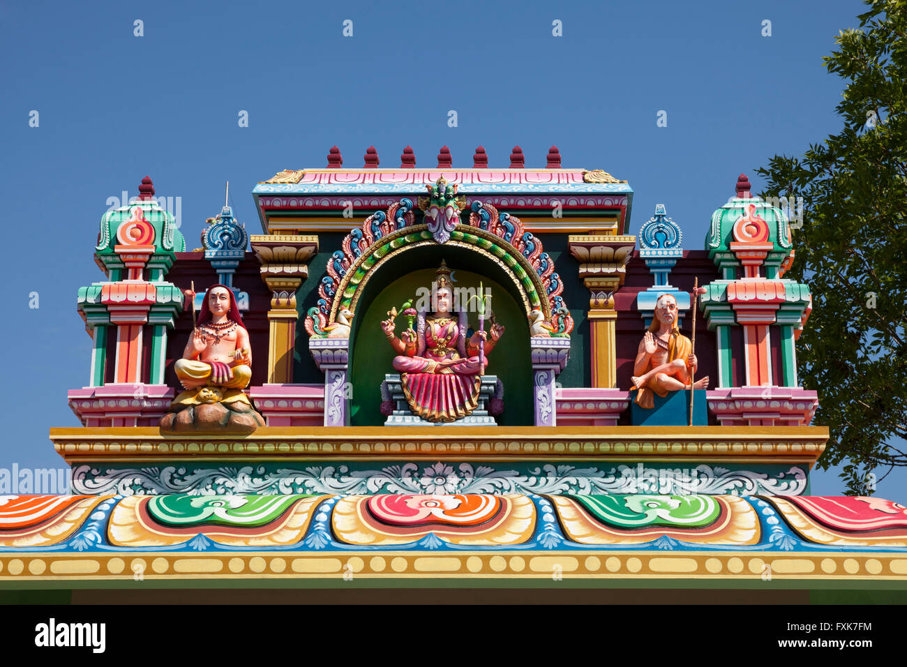 Sri Kamadchi Ampal Tempel, Hindu-Tempel, Hamm, Nordrhein-Westfalen, Deutschland Stockfoto