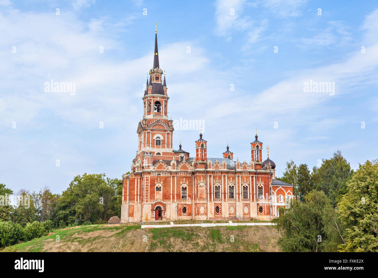 Novo-Nikolsky Kathedrale im Mozhaysk Kreml, Moskau, Russland Stockfoto