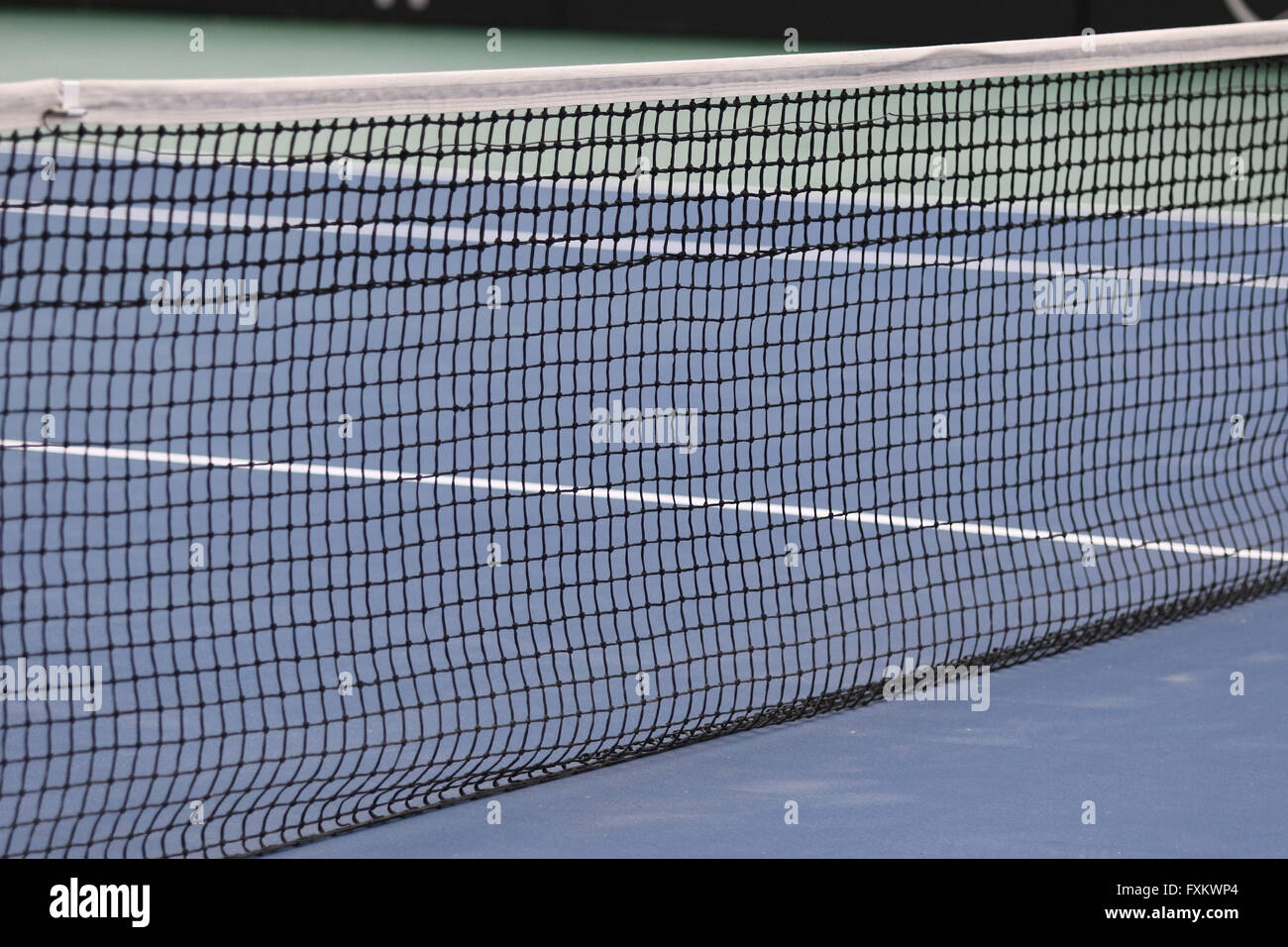 Details der zentralen Gericht von Campa Bucha Tennisclub während BNP Paribas FedCup-Spiel Ukraine Vs Argentinien, Kiew, Ukraine. Bildnachweis: Oleksandr Prykhodko/Alamy Live-Nachrichten Stockfoto