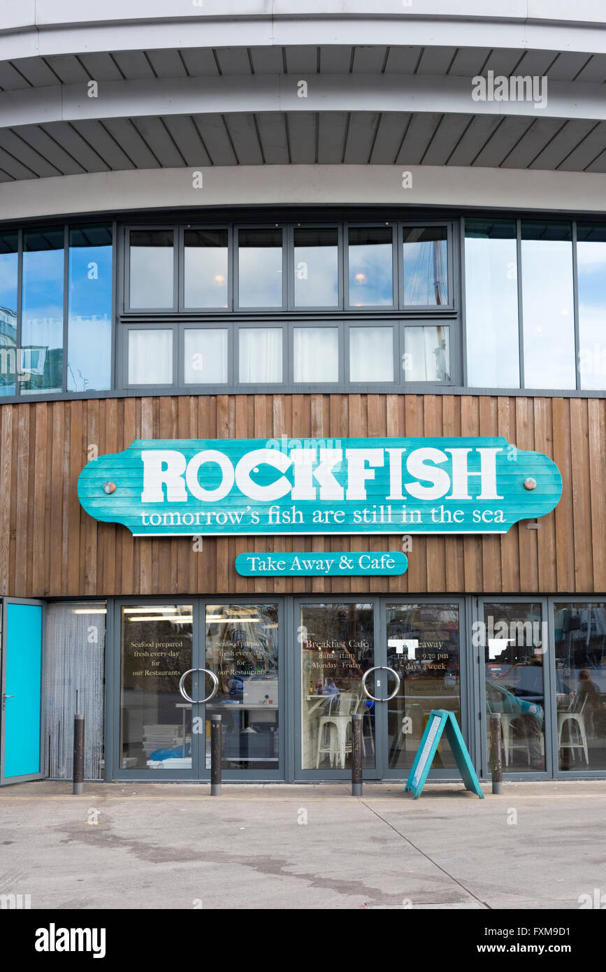 Rockfish fish and chip restaurant Fotos und Bildmaterial in hoher