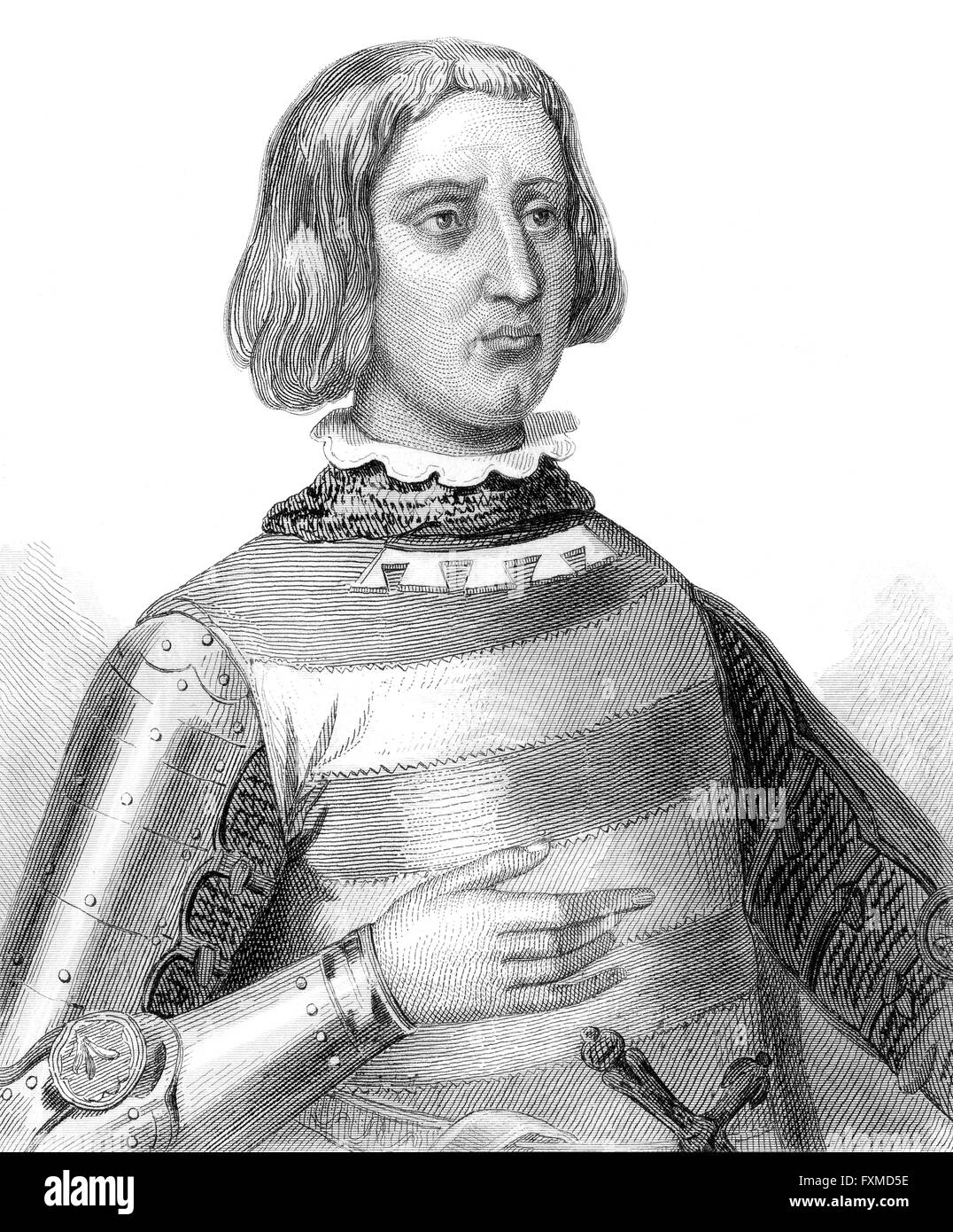 Pierre Flotte, genannt Flotton de Revel, 14. Jahrhundert, Admiral von Frankreich Stockfoto