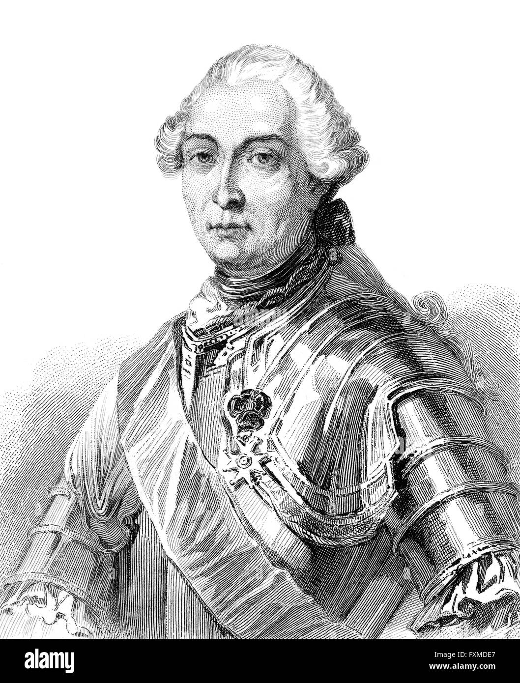 Gaston Pierre de Lévis, Duc de Lévis-Mirepoix, 1699-1757, Marschall von Frankreich Stockfoto