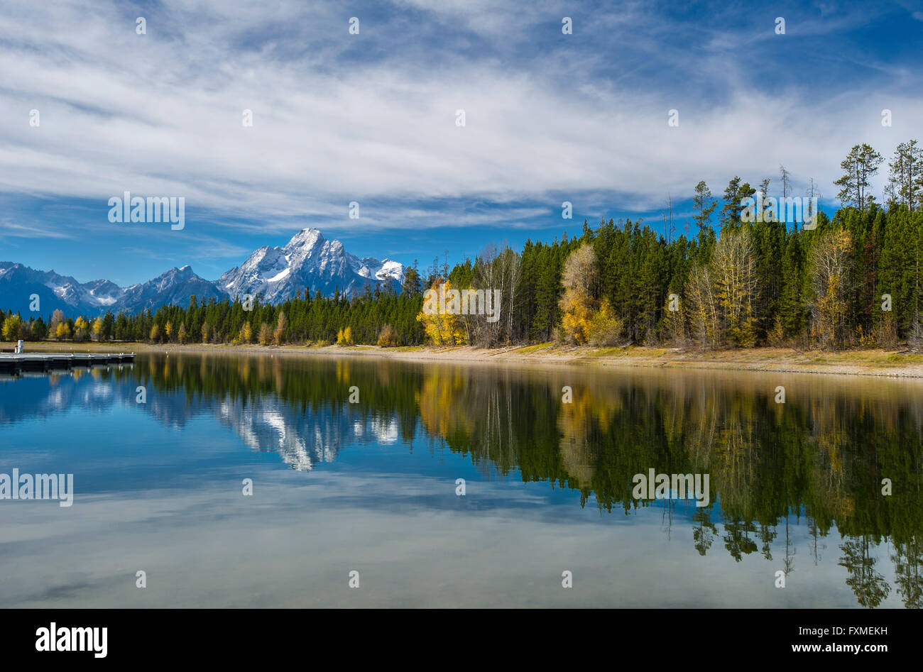Grand Teton Nationalpark, Teton County, Wyoming, Vereinigte Staaten von Amerika Stockfoto