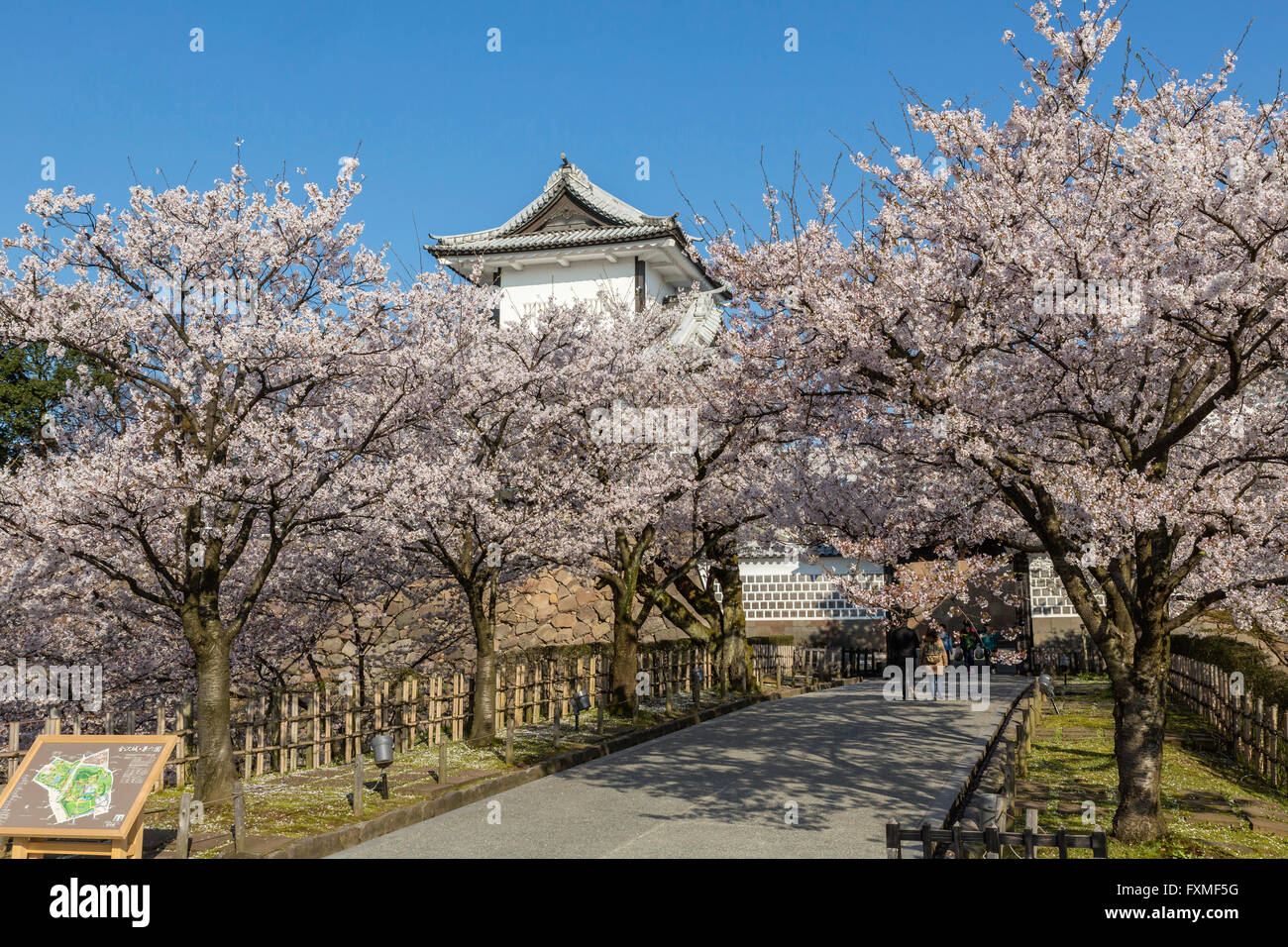 Kanazawa Castle, Kanazawa, Japan Stockfoto