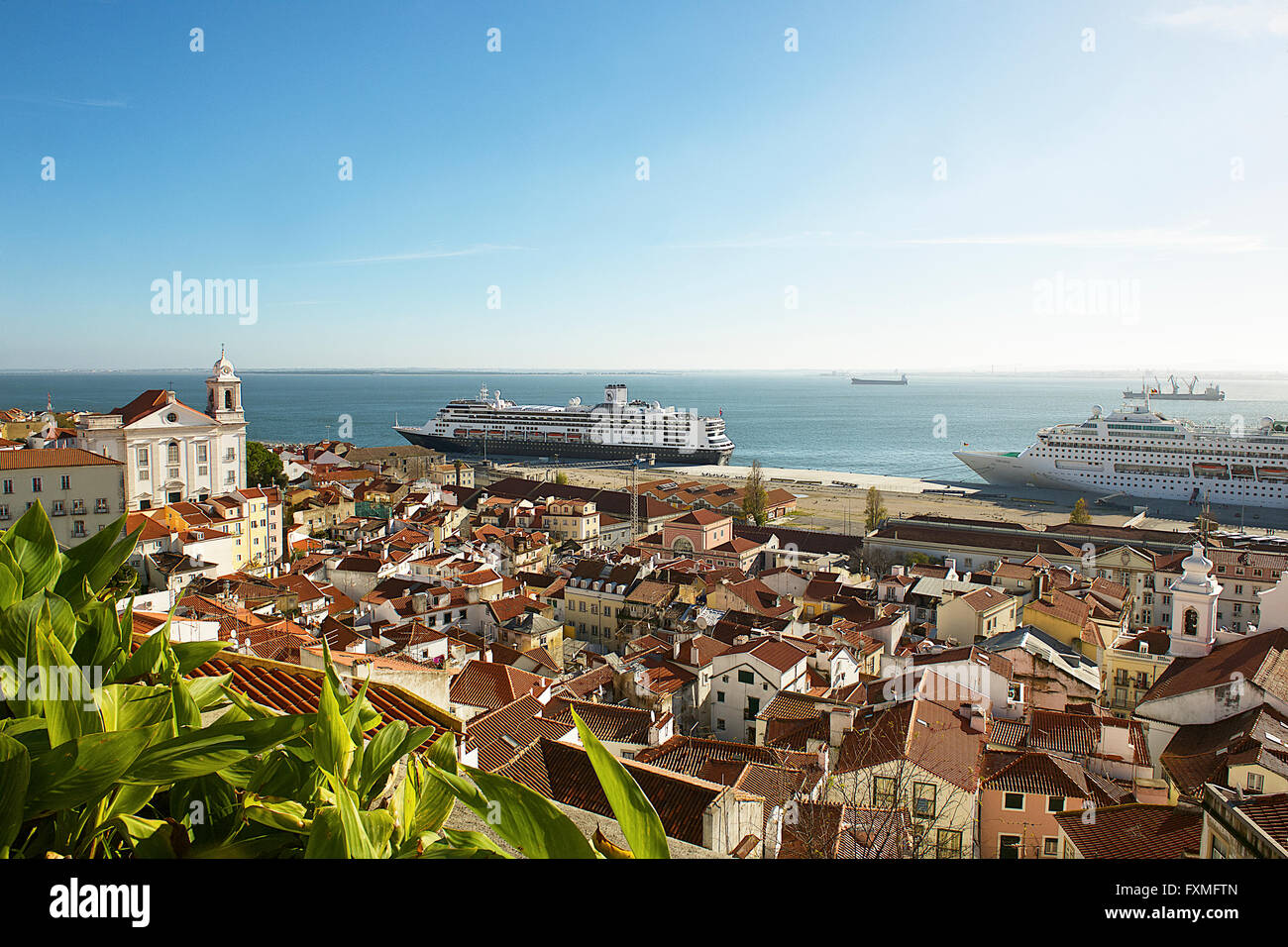 Sehen von Castelo, Lissabon, Portugal Stockfoto