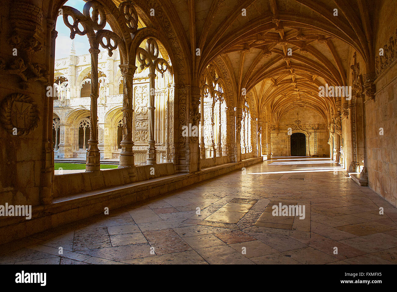 Jerónimos Kloster, Lissabon, Portugal Stockfoto