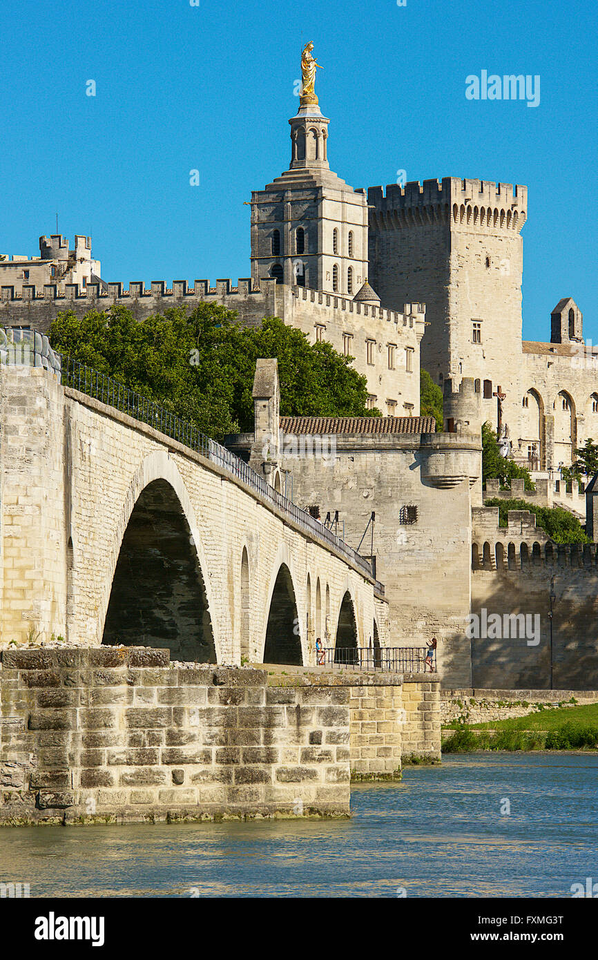 Ansicht von Avignon, Frankreich Stockfoto