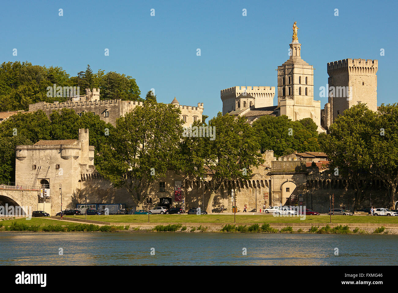 Ansicht von Avignon, Frankreich Stockfoto