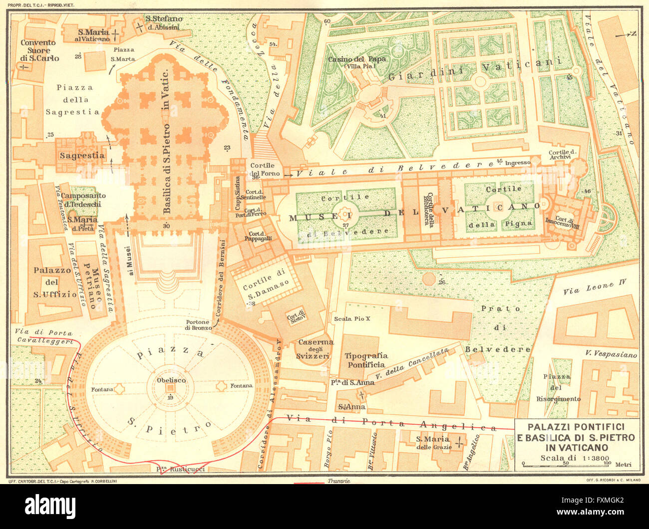 Vatikan Papstpalast Basilika St Peters Rom,