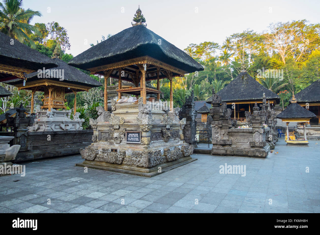 Pura Tirta Empul Tempel, Ubud, Bali, Indonesien Stockfoto