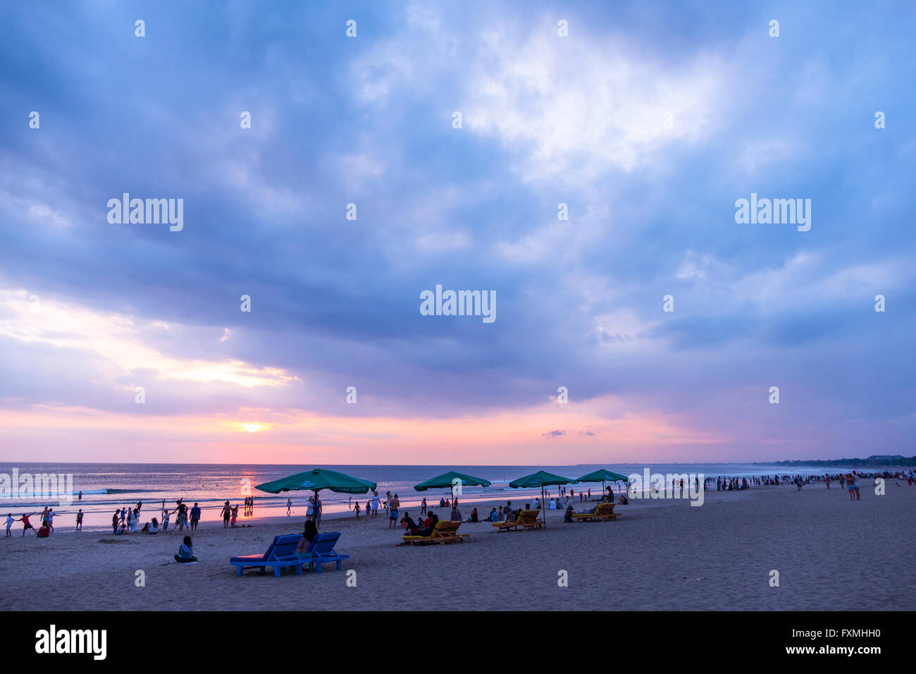 Kuta Beach, Uluwatu, Bali, Indonesien Stockfoto