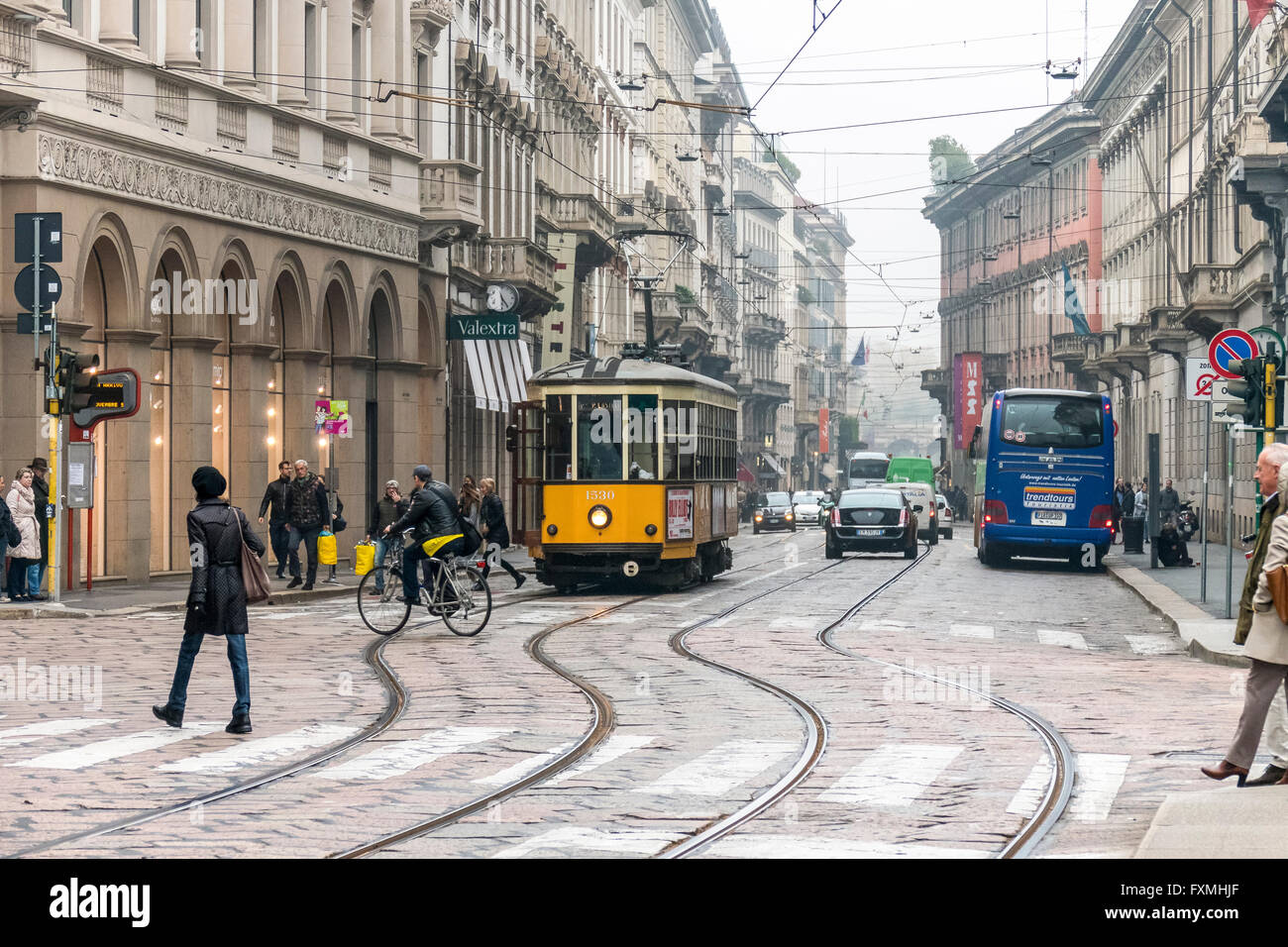 Blick auf die Stadt von Mailand, Italien Stockfoto