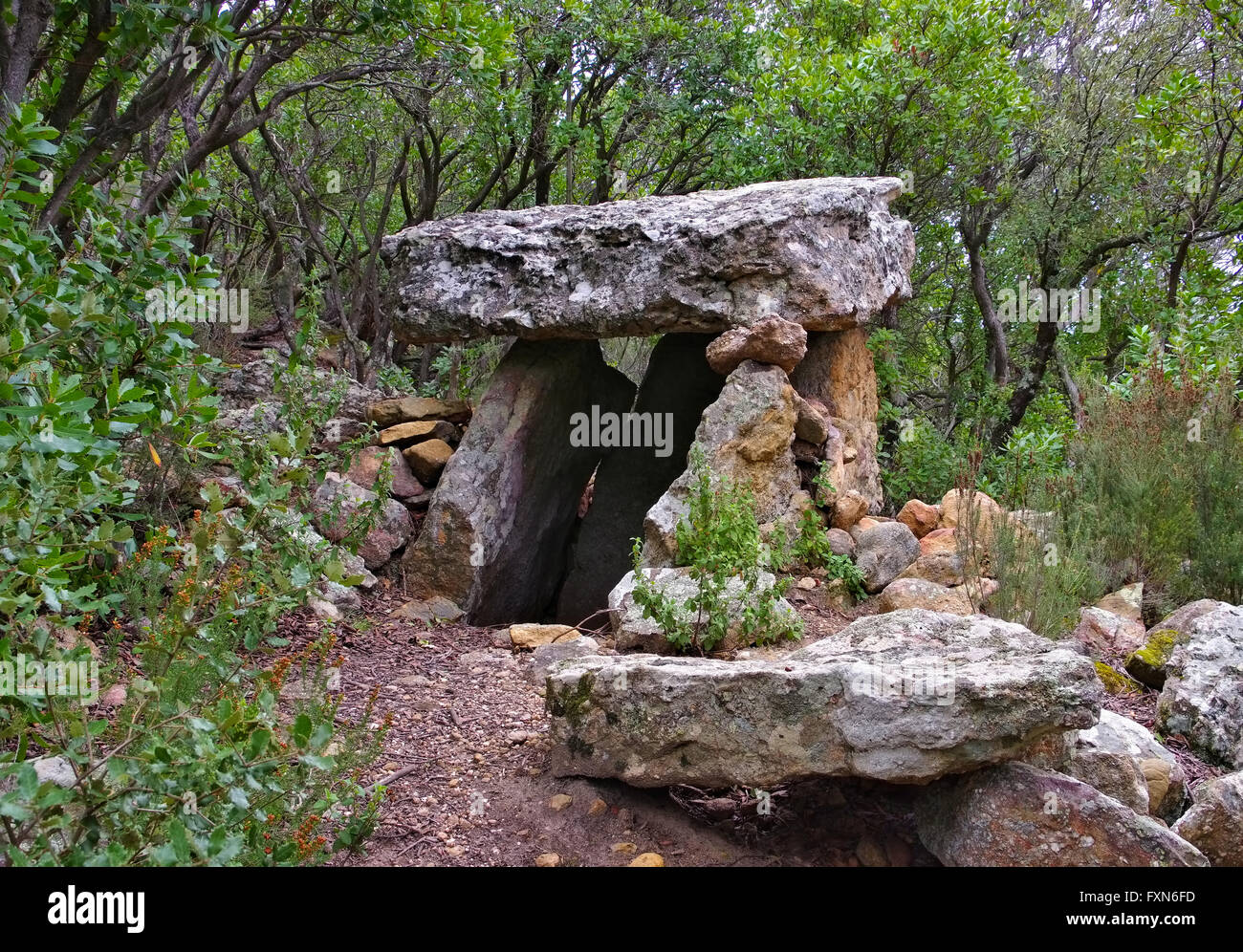 Montgaillard Dolmen de Trillol in Südfrankreich Montgaillard Dolmen