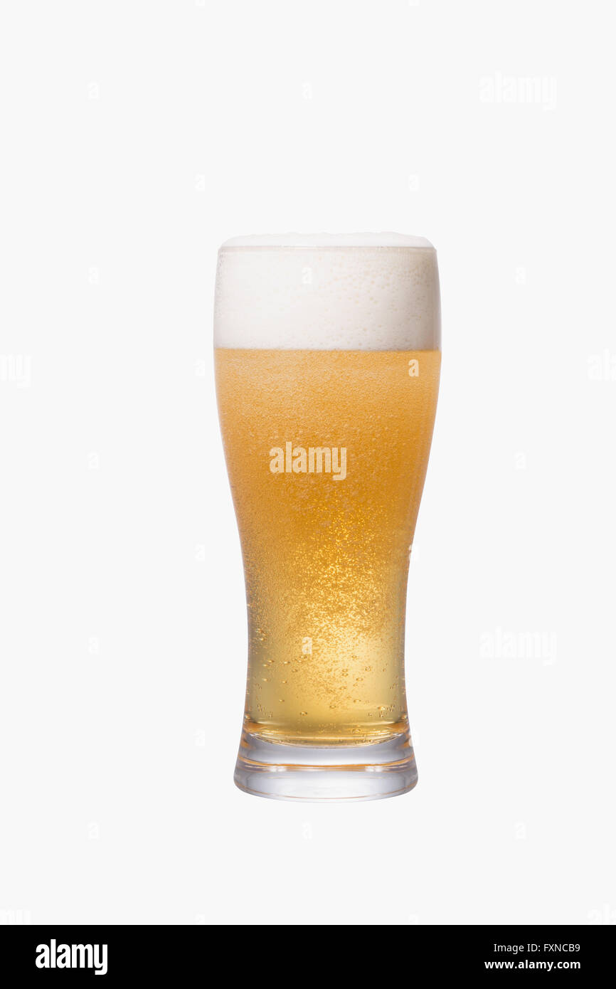 Glas Bier Stockfoto