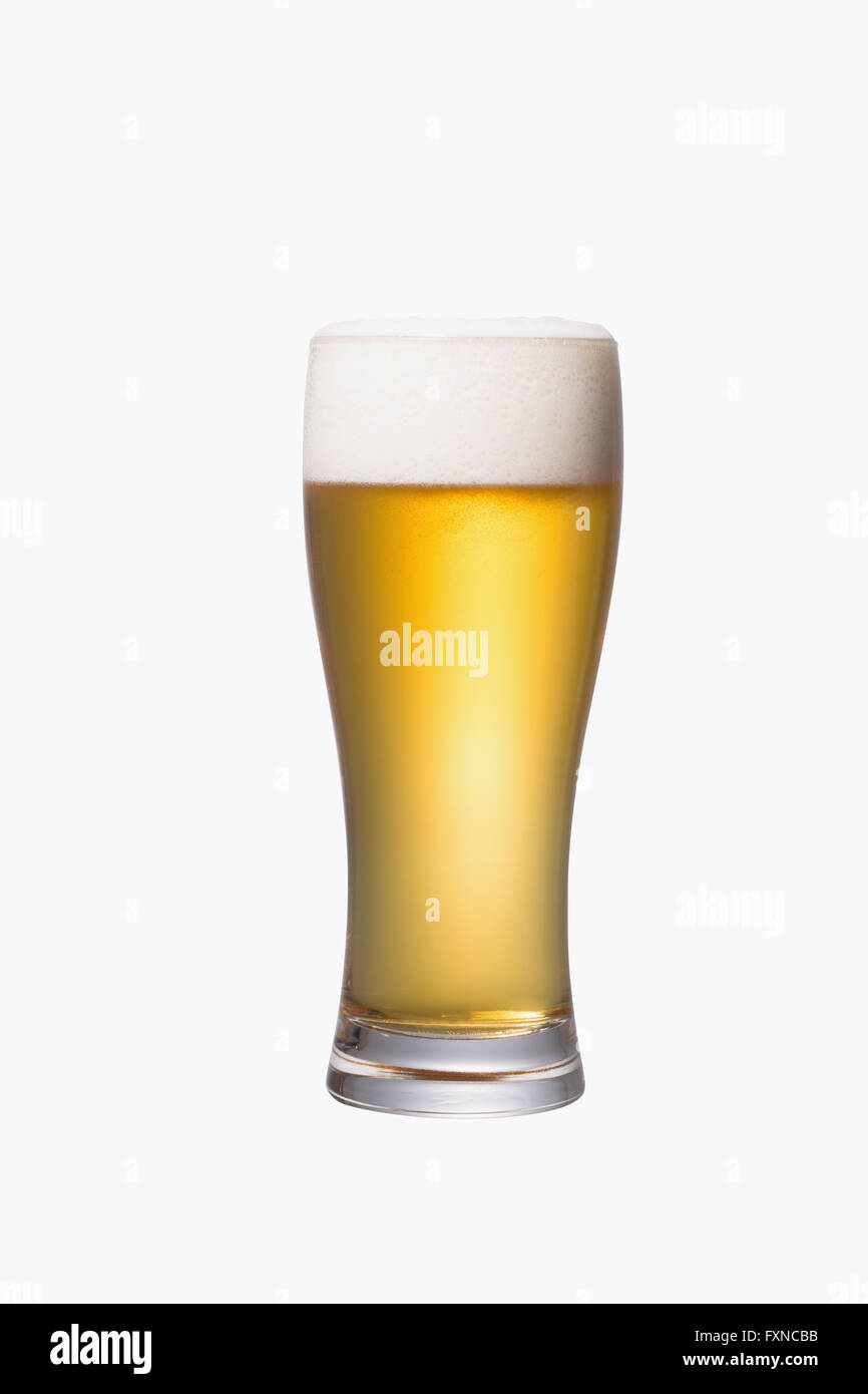 Glas Bier Stockfoto