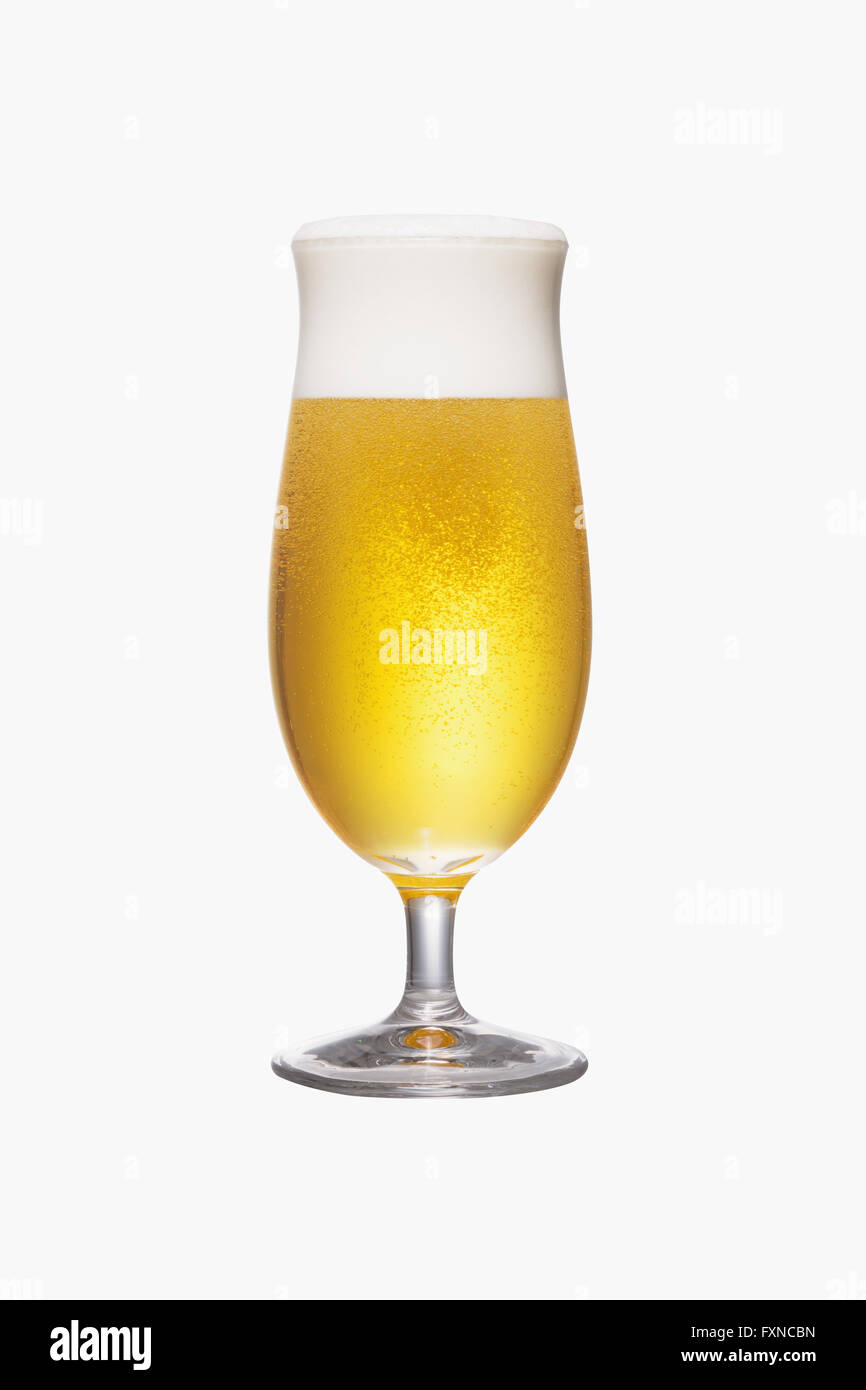 Glas Bier Stockfoto