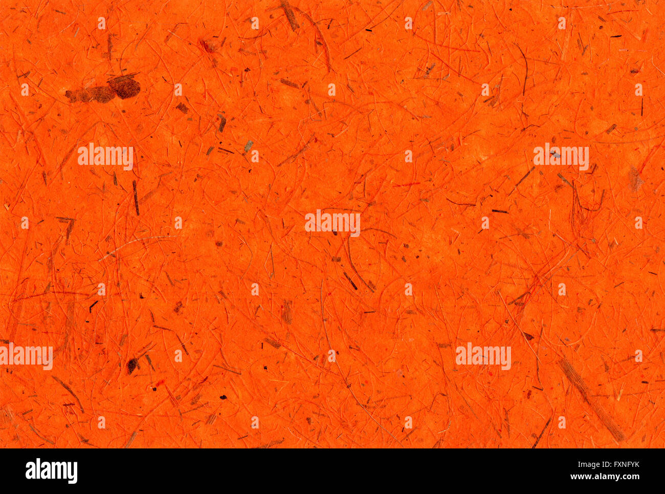 Pflanzenfasern Papier Orange Banane Stockfoto