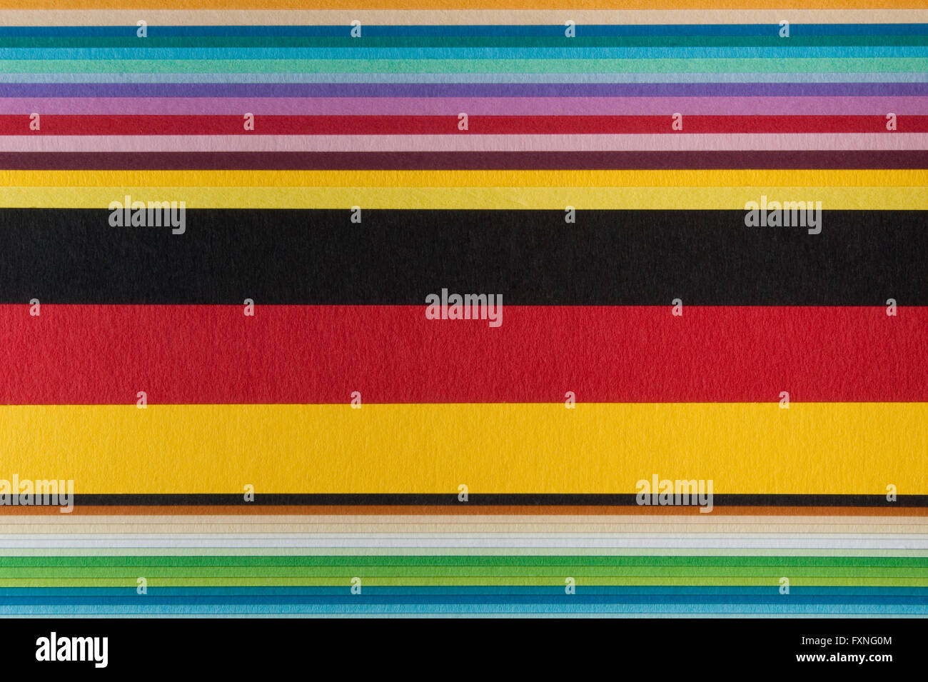 Stapel von bunten Karton stack Stockfoto