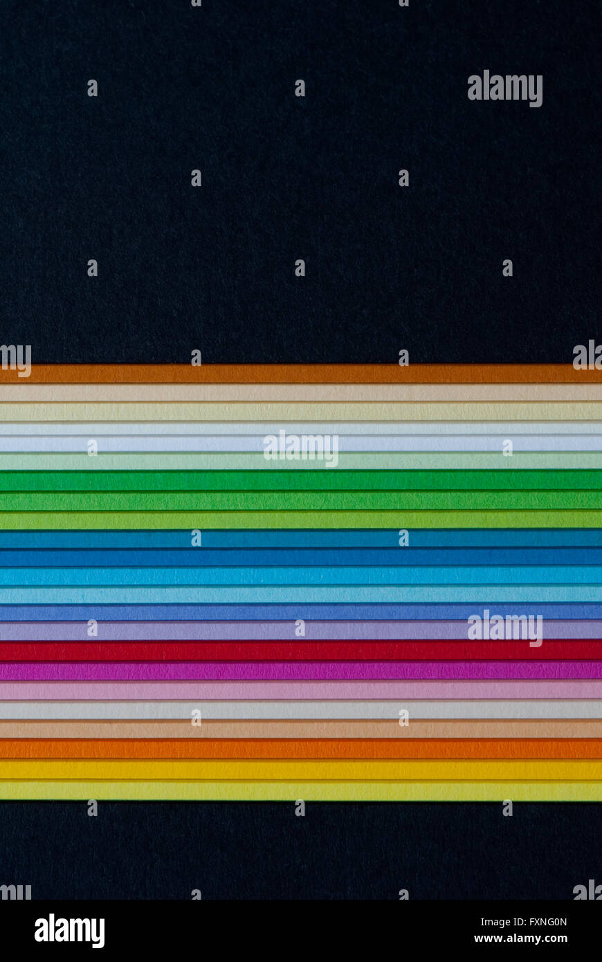 Stapel von bunten Karton stack Stockfoto