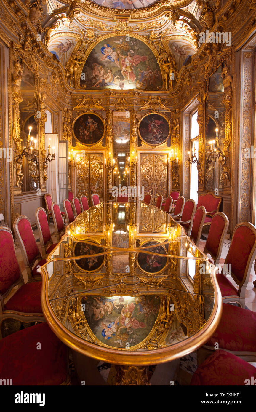 Italien Ligurien Genua Strada Nuova Via Garibaldi Rolli Palace Palace