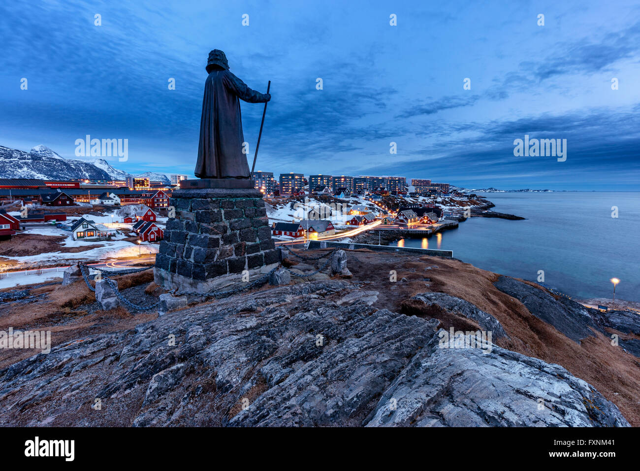 Nuuk, Grönland Stockfoto