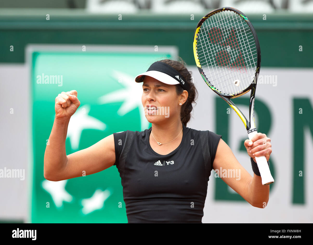 Ana Ivanovic (SRB), französische Open 2015 Grand Slam Tennis Turnier, Paris, Frankreich Stockfoto