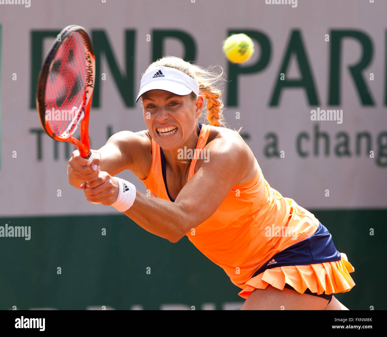 John Isner (USA), französische Open 2015 Grand Slam Tennis Turnier, Paris, Frankreich Stockfoto