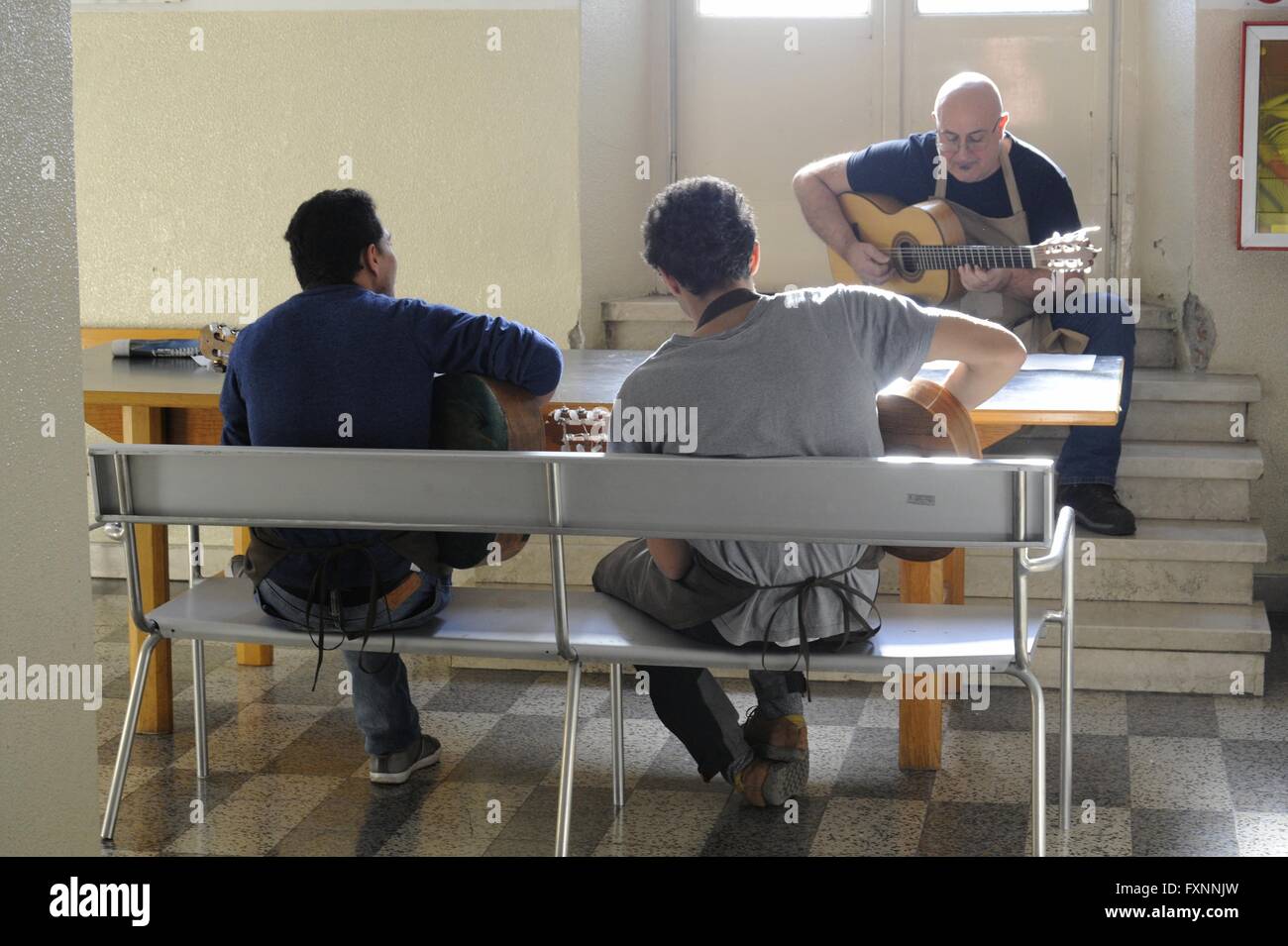 Mailand (Italien) bürgerlichen School of Violin Making Stockfoto