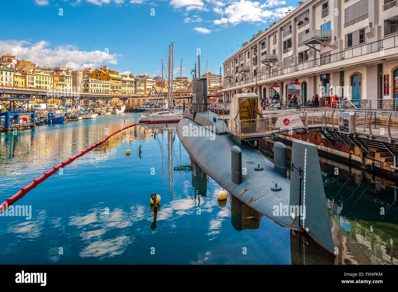 Italien Ligurien Genua Galata Museo Del Mare - Nazario Sauro u-Boot-S518 Stockfoto