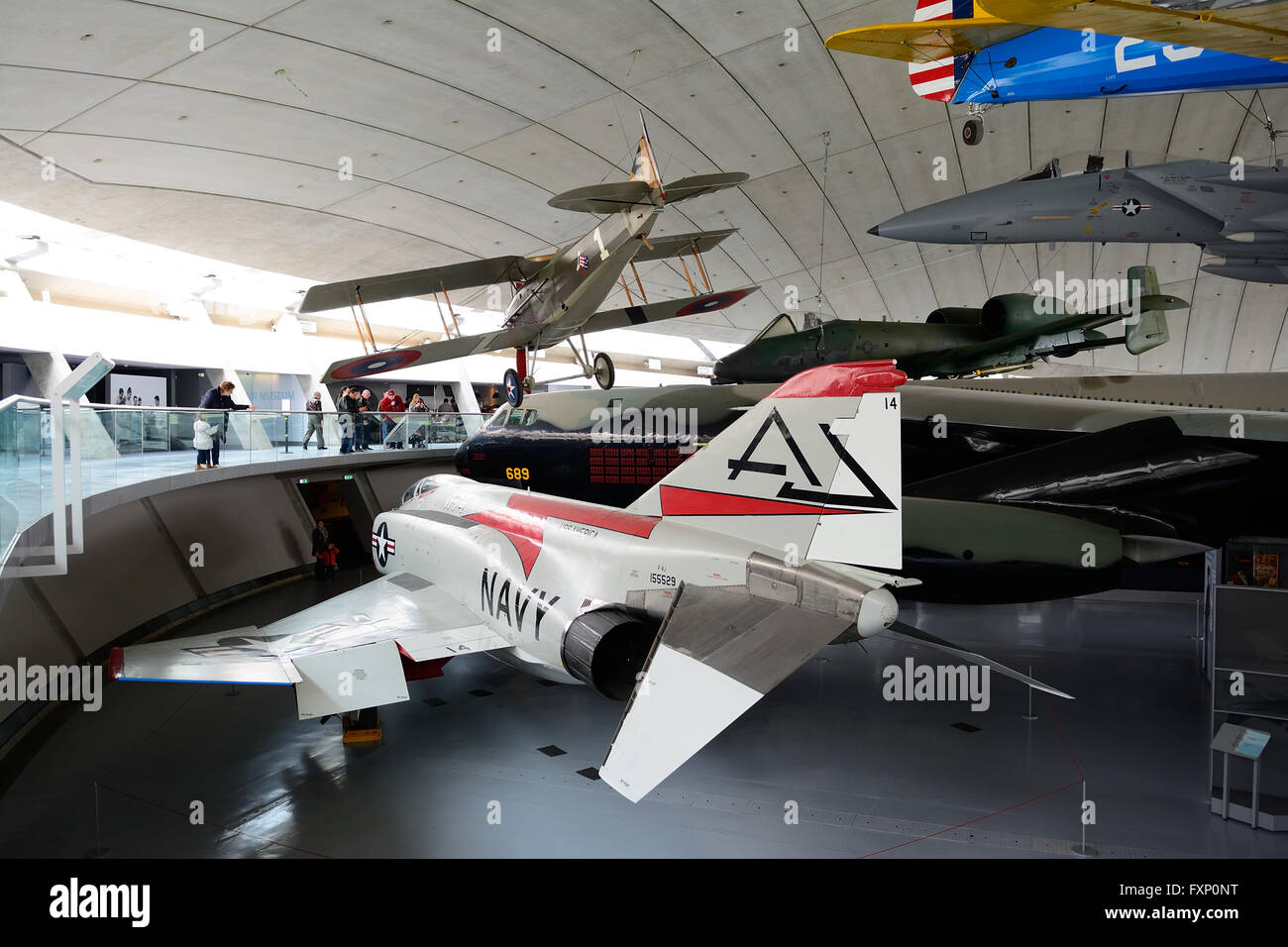 Flugzeuge im Imperial War Museum, Duxford, Großbritannien Stockfoto