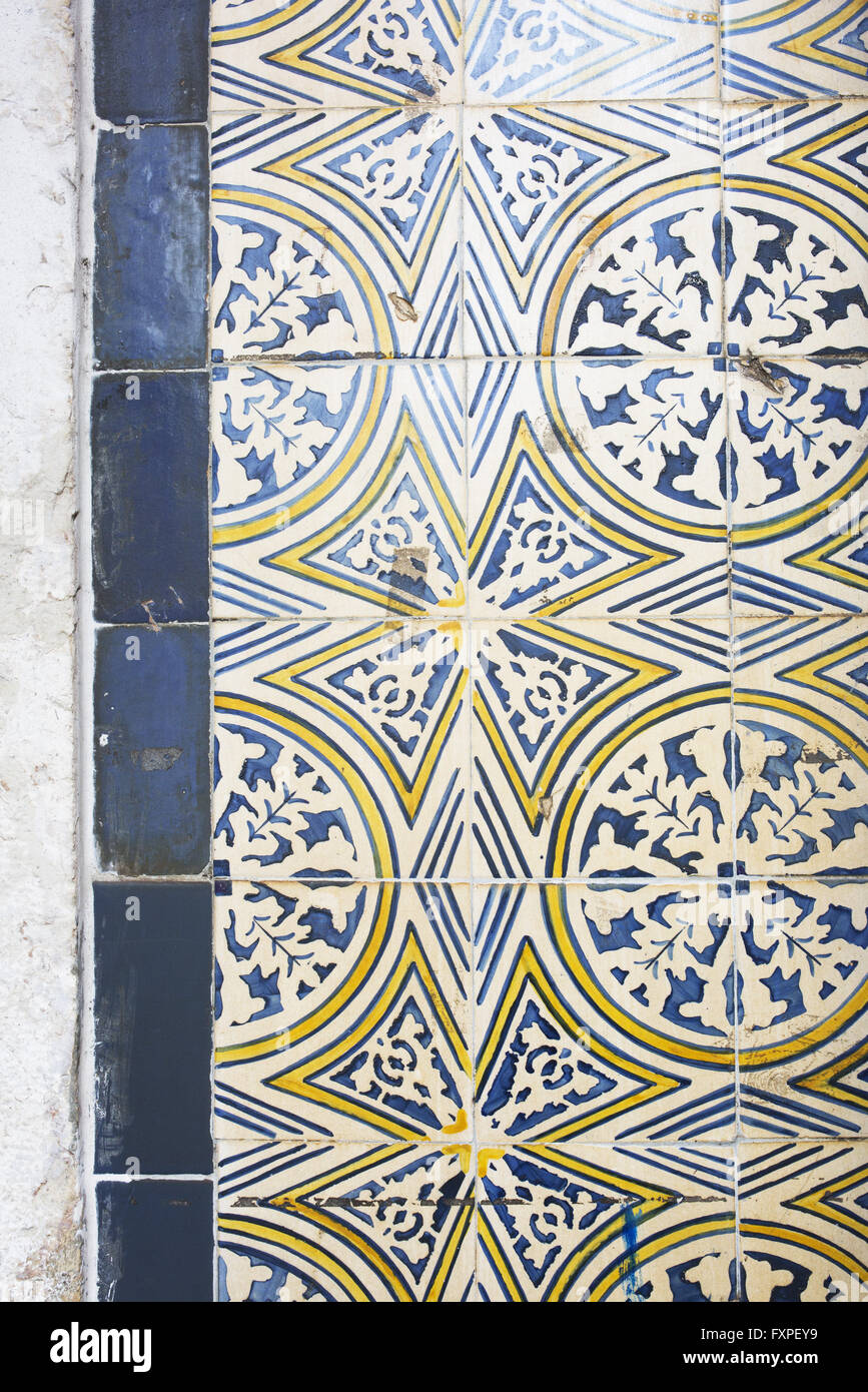 Kunstvolle Kacheln Stockfoto