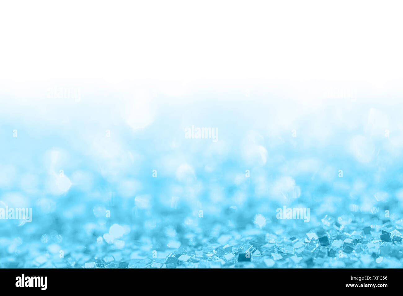 Abstrakter blauer Hintergrund mit weißem Textfreiraum Stockfoto