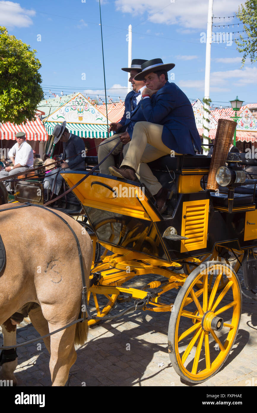 Feria de Abril de Sevilla, April Fair in Sevilla, Andalusien, Spanien Stockfoto