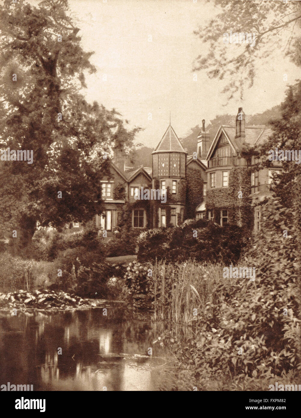 York Cottage, Königsgut Sandringham, Norfolk, England im Jahre 1895 Stockfoto