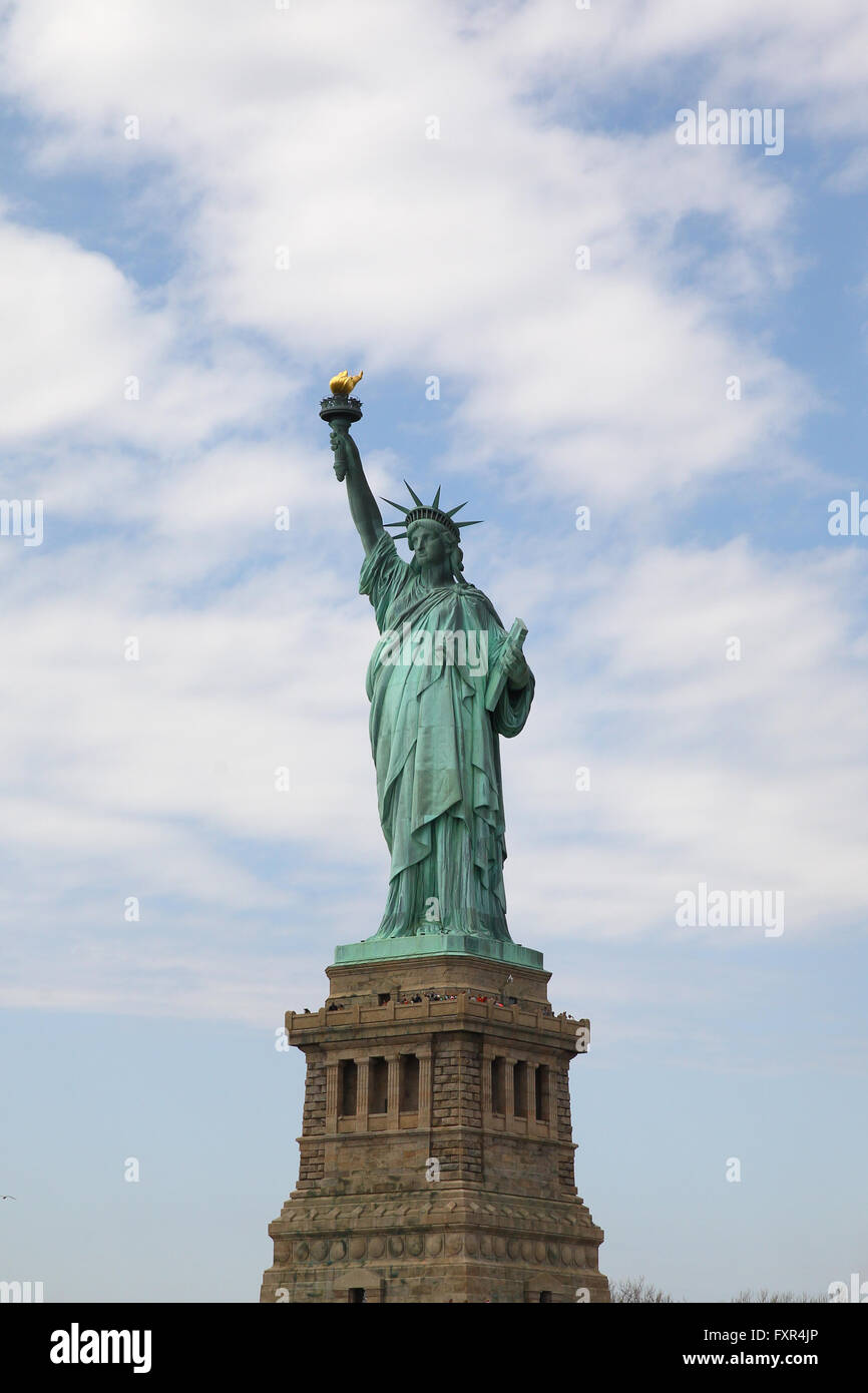New York Usa 11 April 2016 Freiheitsstatue In New York City